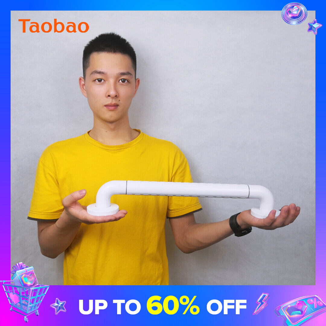 Bathroom Armrest for the Elderly Non-Slip Stainless Steel Antibacterial Nylon Armrest Toilet Barrier-Free Elderly Safety Punching