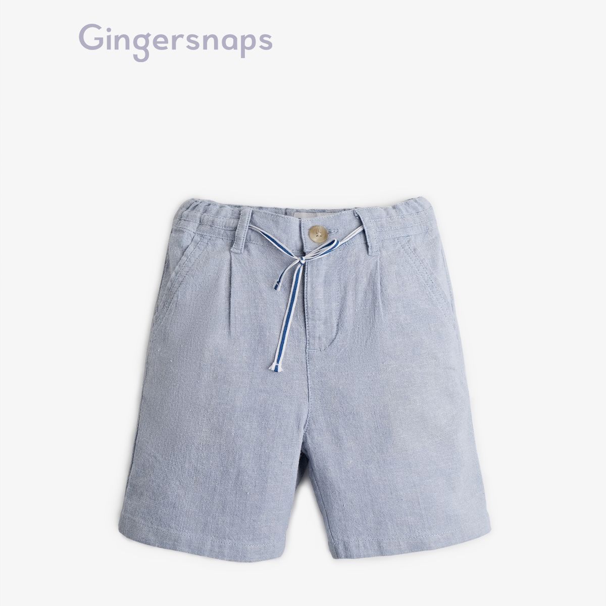 Gingersnaps Boys' Cotton Linen Shorts