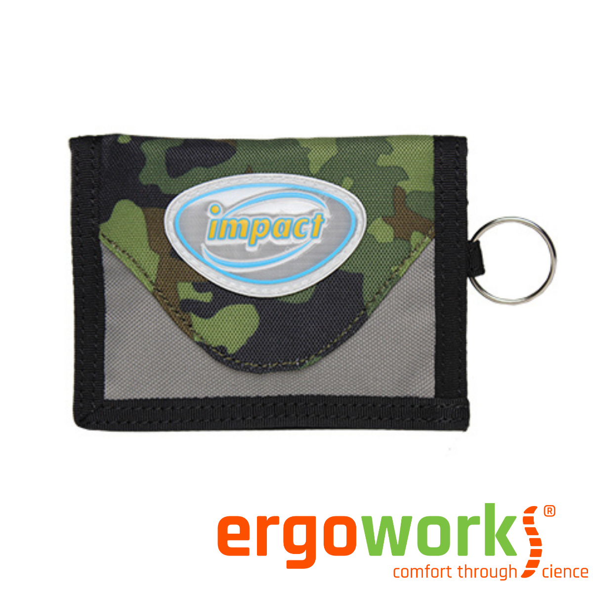 IMPACT 2-FOLD WALLET IP-39020 Without The Hook, Dimensions 8.5 x 11.5cm