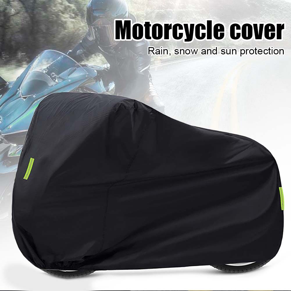 JPK【Free shipping】Universal Motorcycle Cover All Season Waterproof Outdoor Protection Against Dust, Debris, Rain and Weather(M-XXXXL) 210D Oxford cloth Replacement for Honda, Suzuki, Kawasaki, Yamaha,