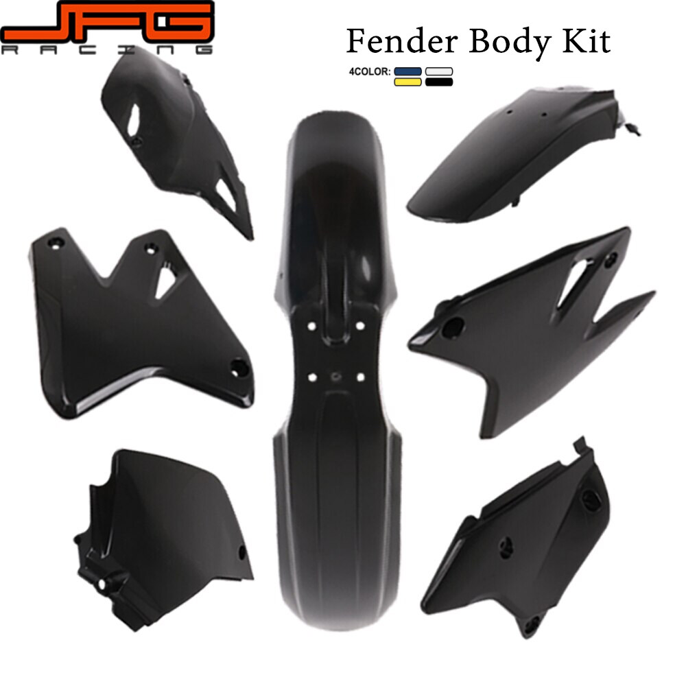 JFG Racing Motorcycle Plastic Kit Fairing Front Rear Fender Side Cover For Suzuki DRZ400