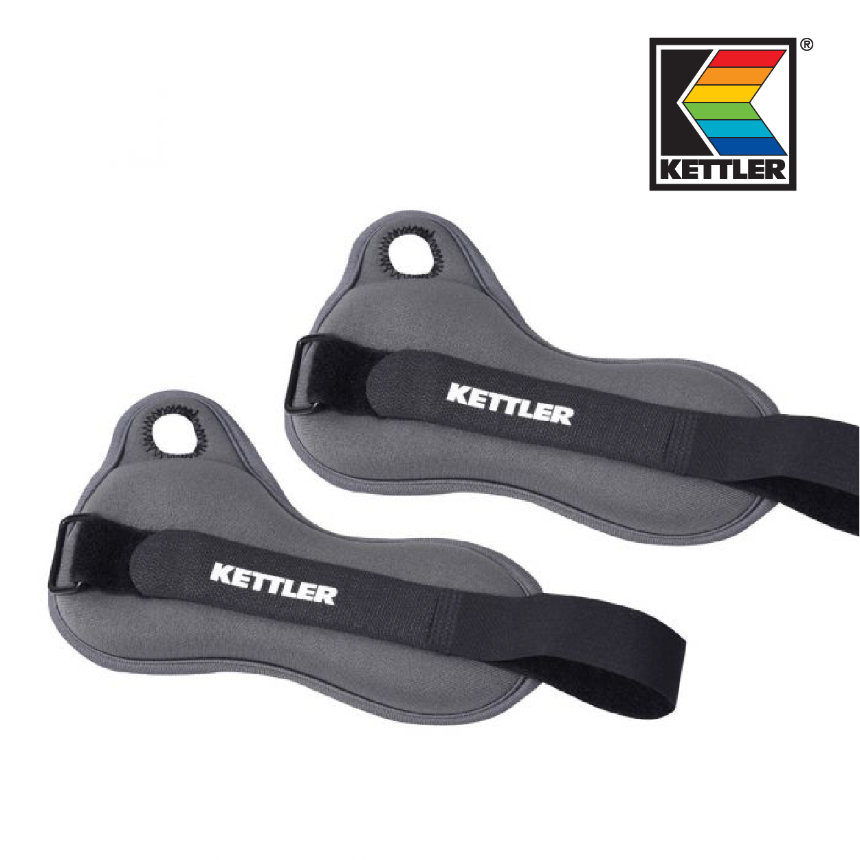 Kettler KAL 411100 Wrist Bands (1KG/Pair - Grey)