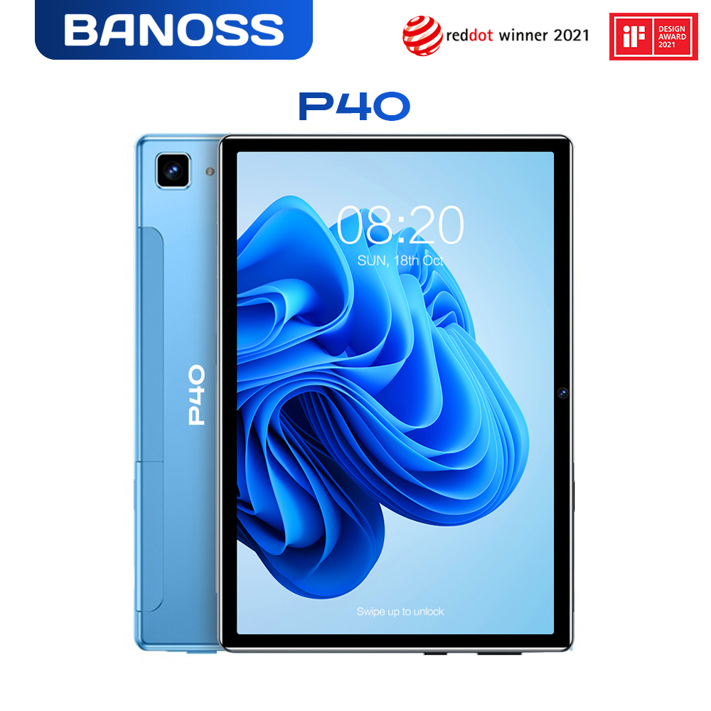 TOP2 BANOSS P40 8 Inches Screen Tablet PC 4G Dual SIM Android 10 5G WiFi Online Meeting Class for Student 6GB 8GB 10GB RAM 128GB 256GB 512GB ROM