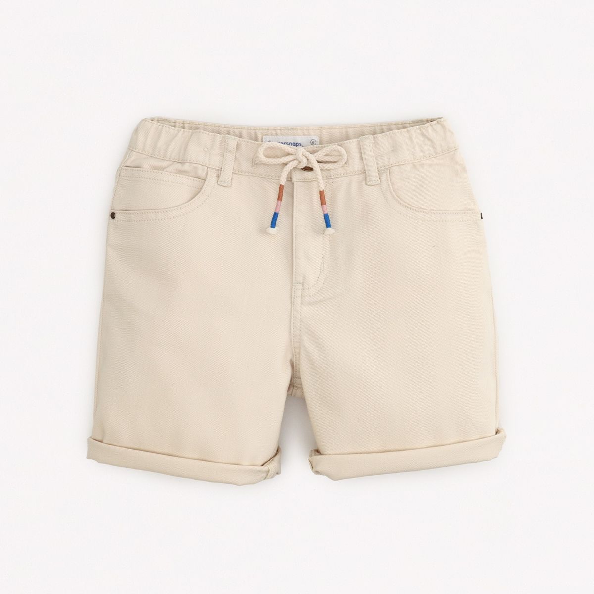 Gingersnaps Boys' Off White Denim Drawstring Shorts