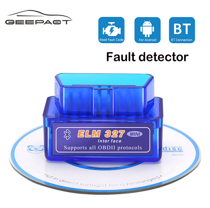 Geepact obd2 bluetooth Scanner Mini Car Scan Tool Bluetooth ELM327 OBD2 OBDII Tester Car Auto Diagnostic Tool Diagnostic Interface  Scanner Tool for Windows Linux Android Devices