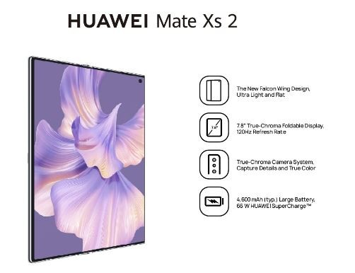 HUAWEI Mate Xs 2 Smartphone | The New Falcon Wing Design | Ultra Light | Ultra Flat | Super Durable | True-Chroma Camera
